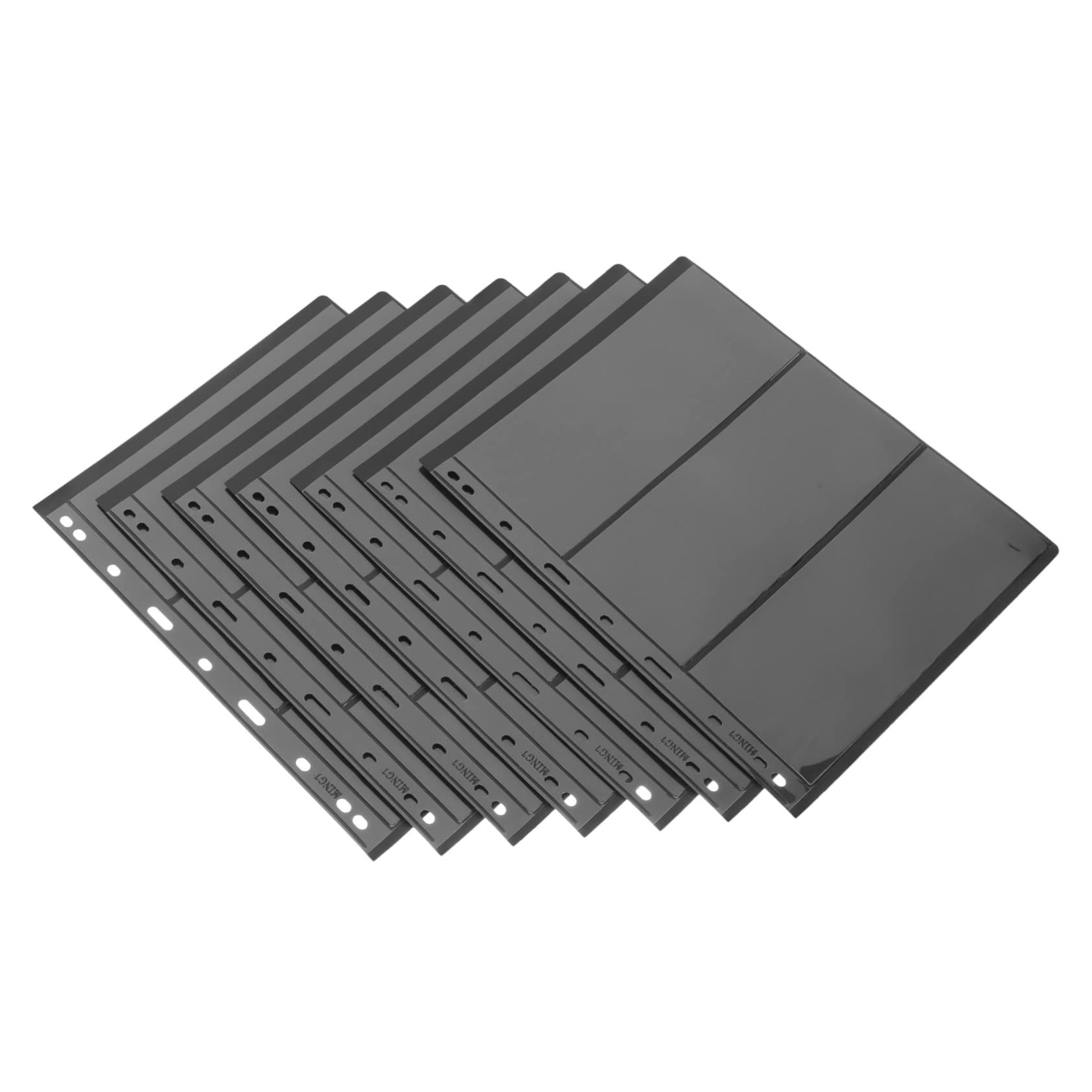 Hohopeti 10fogli Raccoglitore Scatola Espandibile in Pvc Di Libro Di Francobolli Mobili Per Collezionisti Porta Francobolli Trasparente Riutilizzabile e Cancellabile Tasca Porta