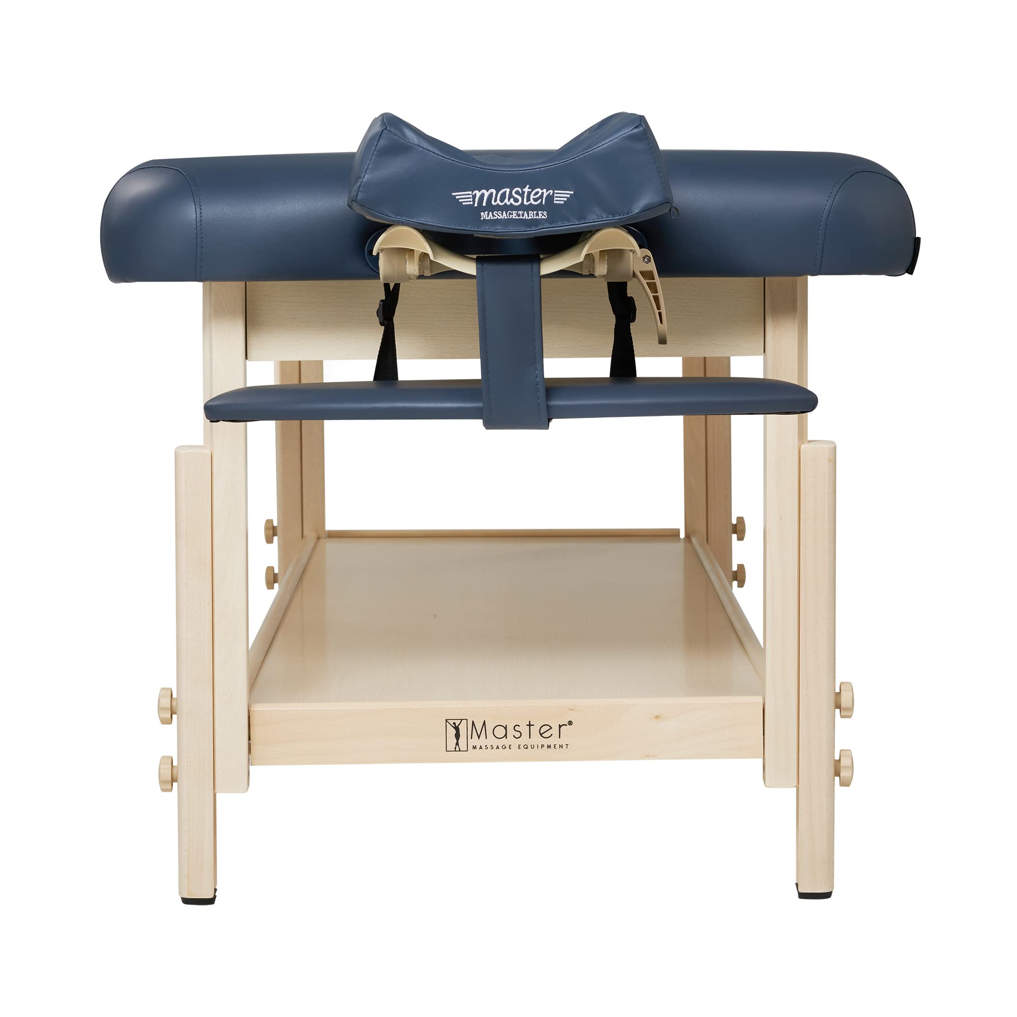 Master Massage Laguna Comfort Massagetisch aus Holz, stationärer Massagetisch, Wellnesstisch, höhenverstellbar, flach, Physiotherapie-Bett, medizinisch, klinische Behandlung, Schlafzimmer,
