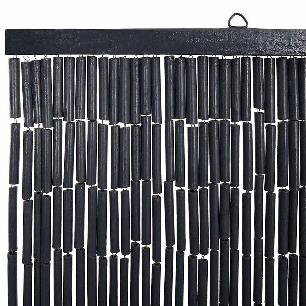 vidaXL Cortina para Puerta Insectos Gris Claro 100x220cm bambú, Cortina mosquitera, Cortina de bambú, Cortina para Exteriores, mosquitera de Puerta