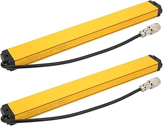 XTevu 20mm 12 Point Safety Light Curtains Infrared Light Grating Object Detector with High-Precision Detection, Infrared Sensor, Light Grating, Object Detection