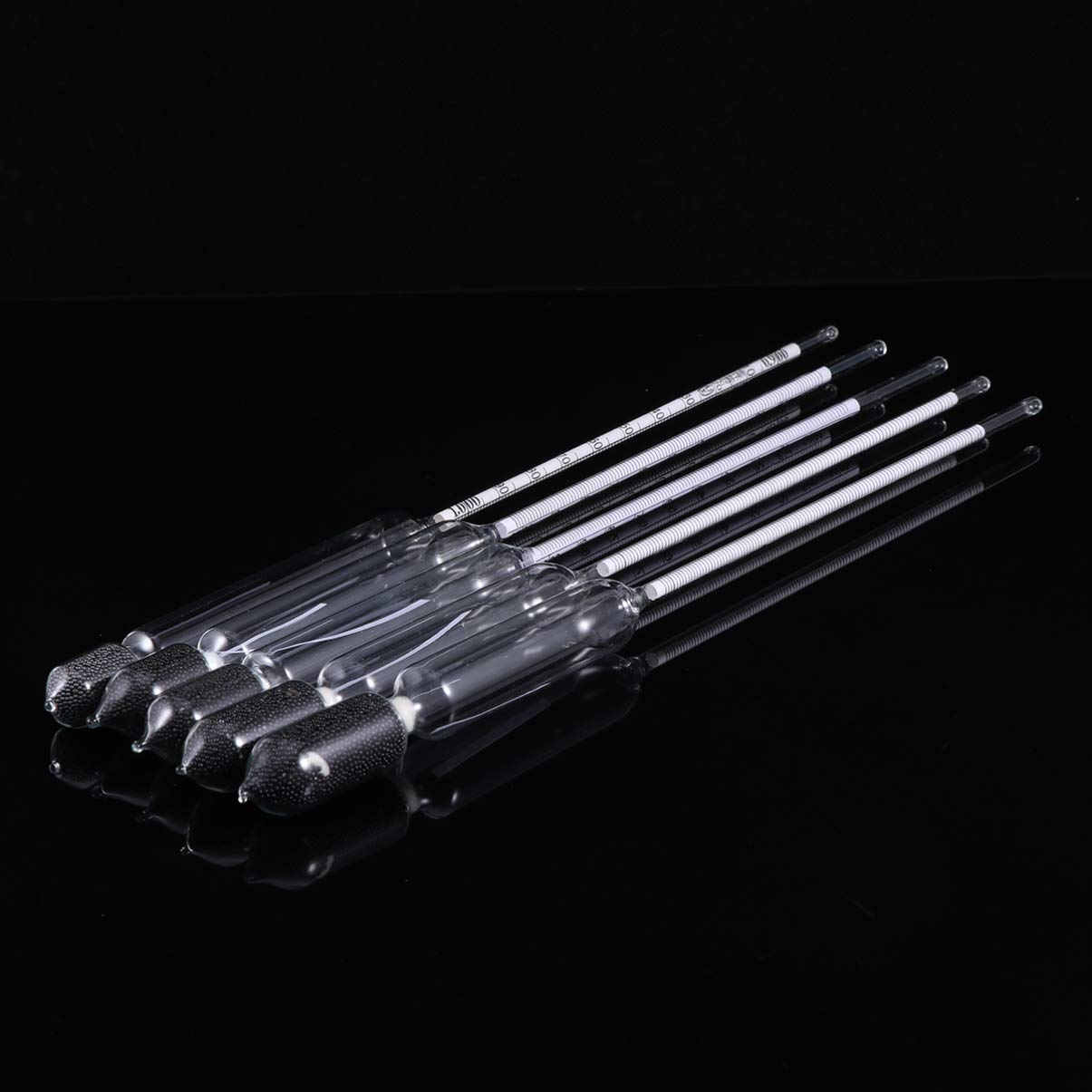 Hemobllo 5Pcs Glass Alcoholmeter Glass Hydrometer Aquarium Glass Float