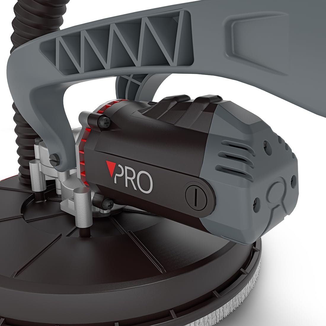 MENZER Levigatrice a Collo Lungo LHS 225 PRO VARIO con Tecnica Telescopica, per una Levigatura Quasi Priva di Polvere, incluso Set di Dischi Abrasivi