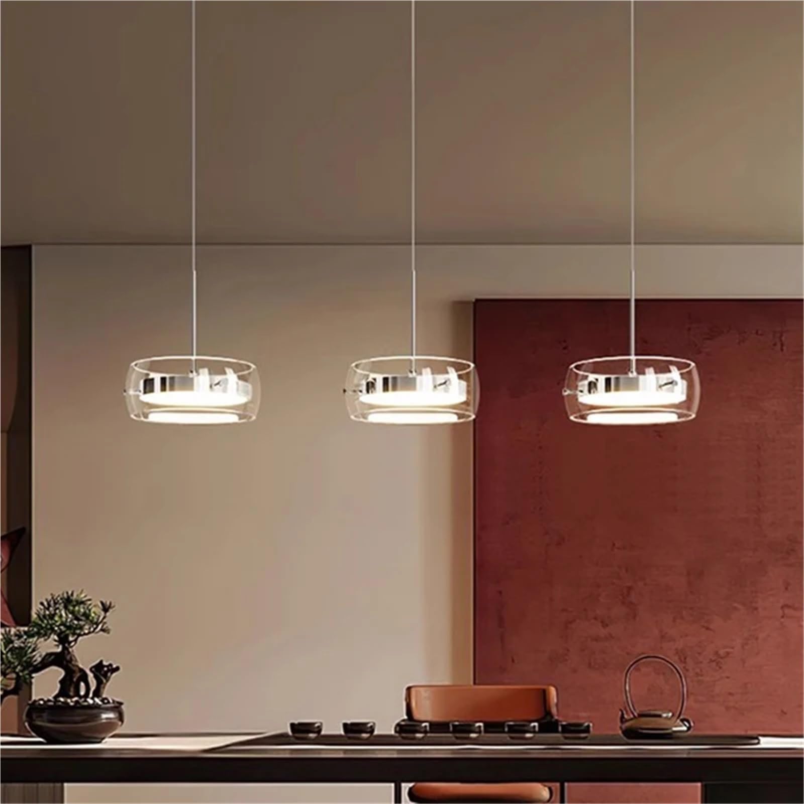 Nowoczesne lampy wiszące do jadalni, oświetlenie wewnętrzne, lampa sufitowa, lampa wisząca, żyrandol LED, oświetlenie dekoracyjne do wnętrz