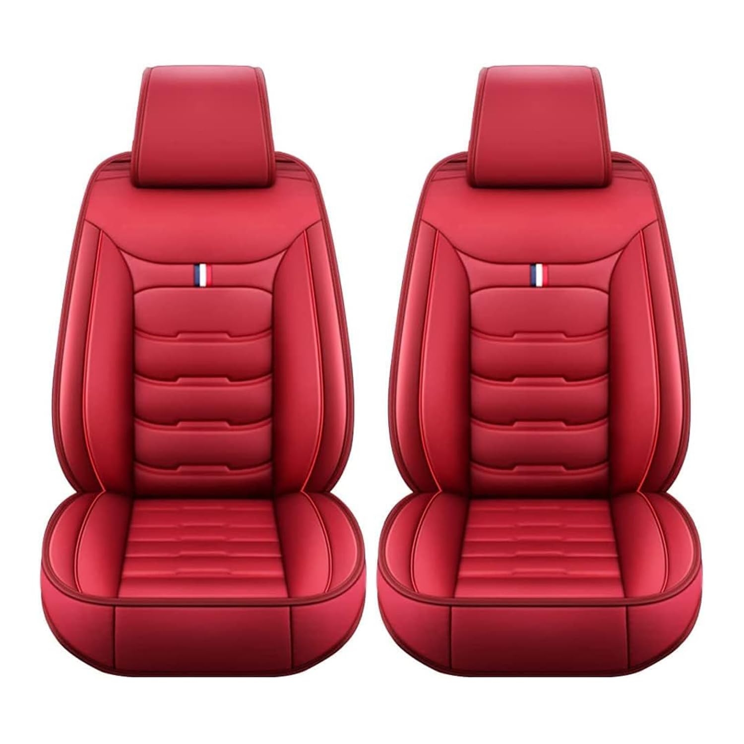 Housses de siège de voiture Toyota Auris II III coussins avant rouge non slip