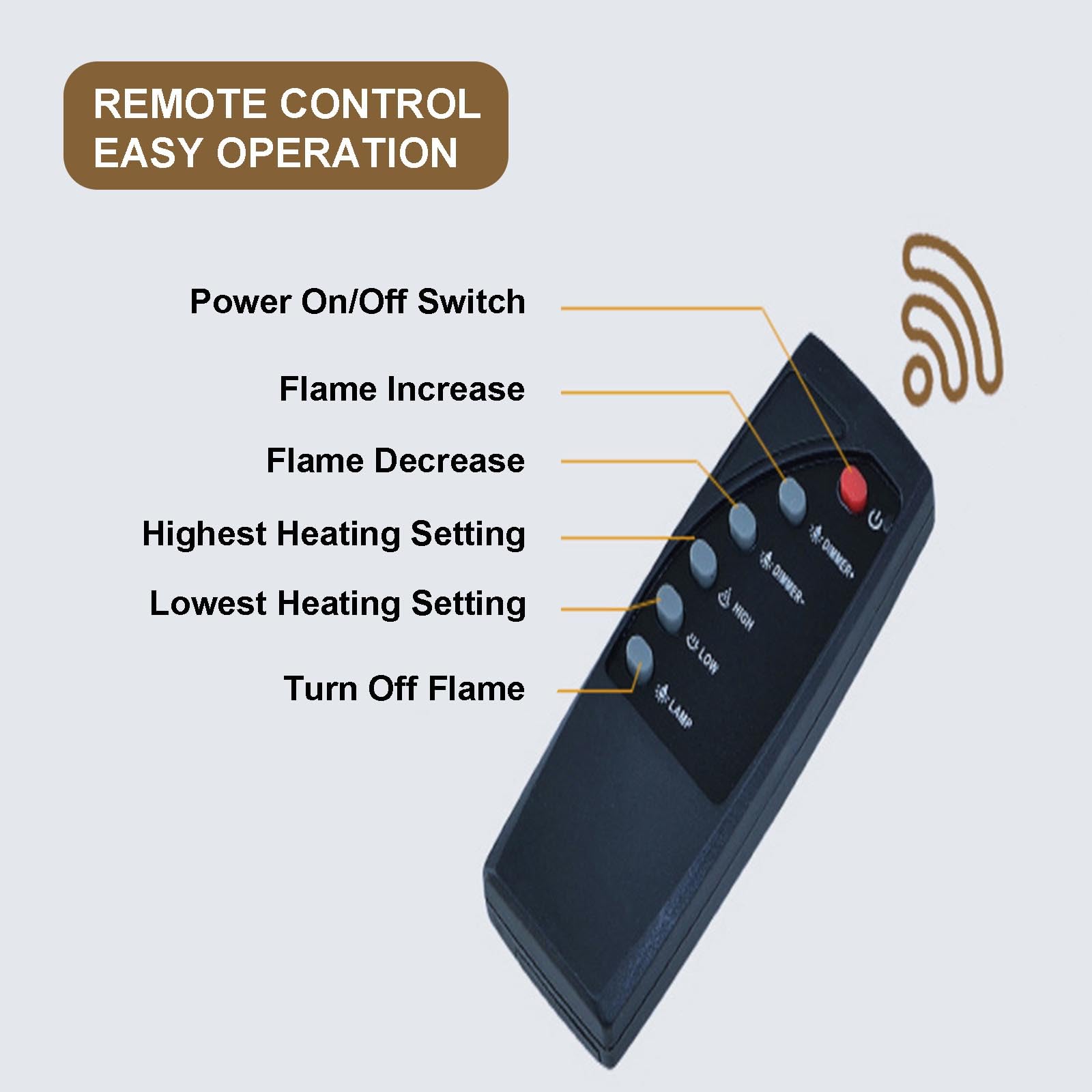 Insert De Cheminée Électrique Intelligent, 70/80 Cm pour Meuble TV, Bûche Et Effet 3D Réalistes, Chauffage À 2 Niveaux, Télécommande, Verre Trempé,70 * 18 * 60cm