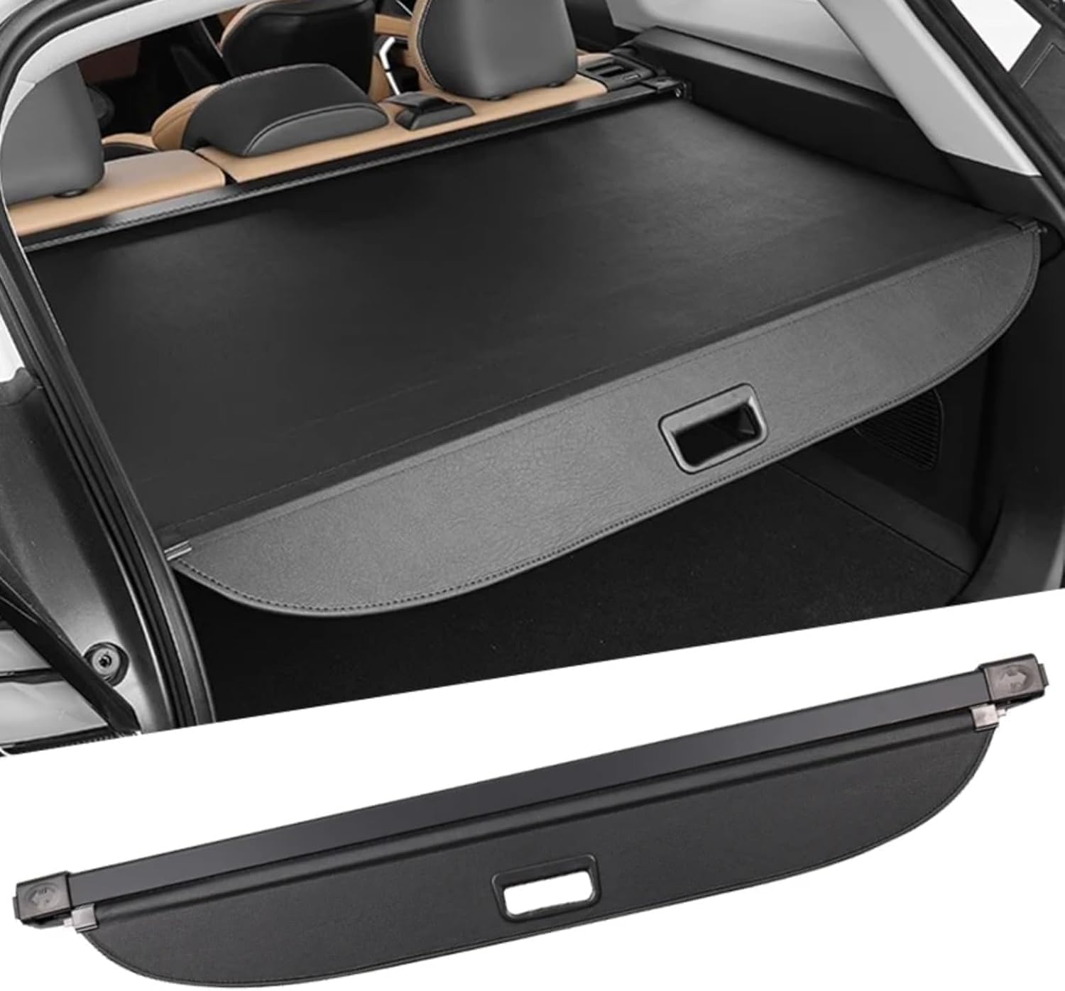 WUYJUN Car Retractable Rear Trunk Parcel Shelf for Hyundai Tucson Ⅳ 2020-2023, Luggage Cargo Shield Cover Boot Load Shielding Security