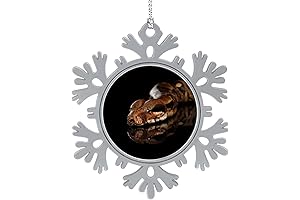 Snowflake and Snake Delightful Ornament