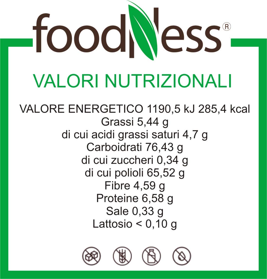 FoodNess - Cápsula de café compatible Dolce Gusto sin lactosa y gluten a base de café cacao y maca (6 cajas en tot. 60 cápsulas).
