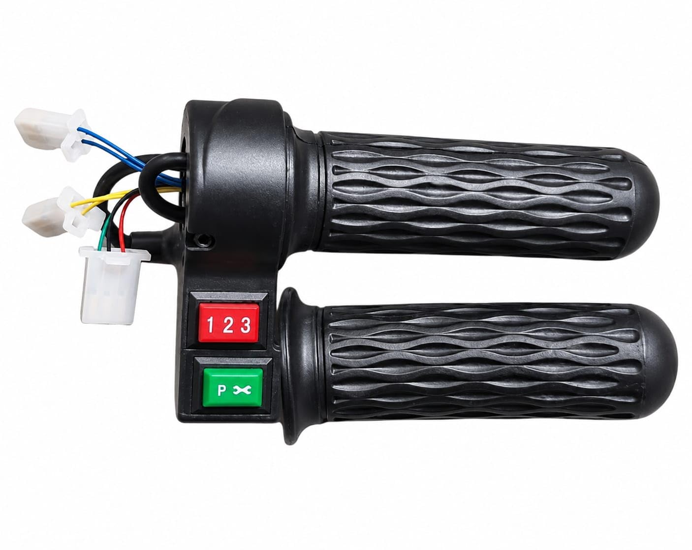 Double push + 123 Without Chrome Throttle For 24V 36V 48V 60V 72V Compatible With Electric Scooty/Scooter, E-Bike, E-Cycles, E-Rickshaw | Three Speed Mode and Double Push Button | 123 PX-picture-17