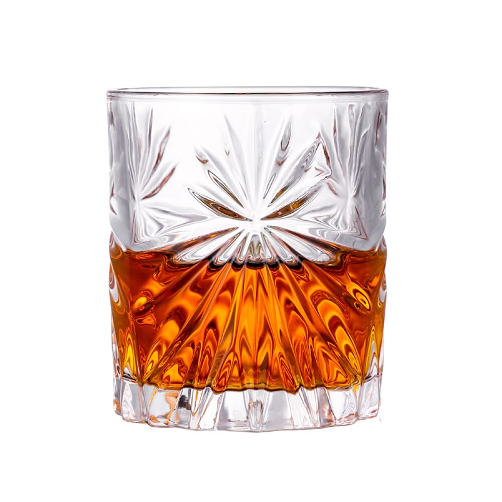 ROCKFORD Italian Premium Whiskey Glasses Set of 2, 300ML, Transparent, Old Fashioned Barware Tumbler for Scotch, Vodka, Bourbon, Liquor, Cocktail, Square Crystal Glass for Stylish Drink Presentation — Amazon image 19