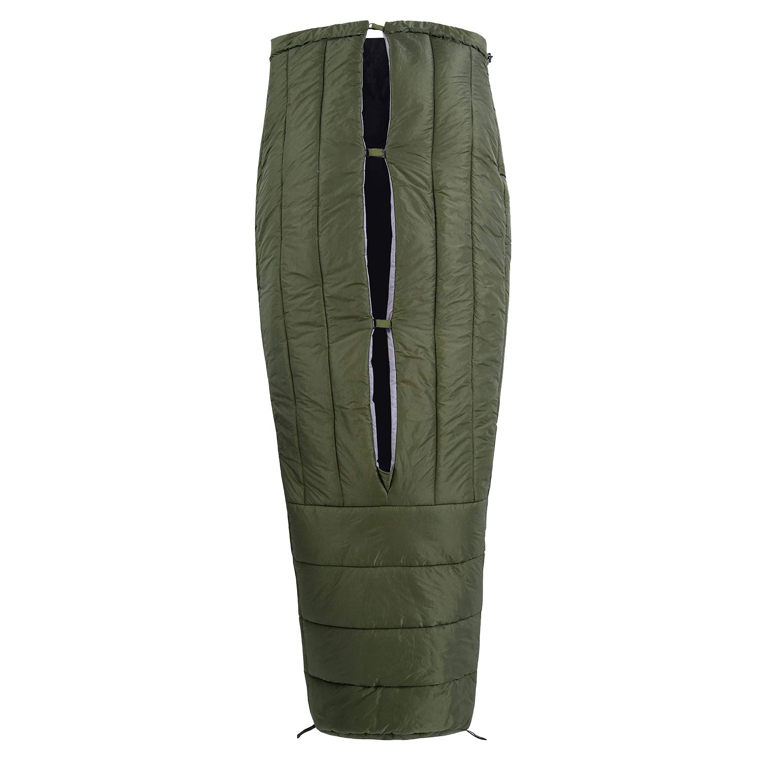 OneTigris Schlafsack 3 Jahreszeiten UL 1 kg, 5°C - 15°C, 200 cm x 85 cm | Deckenschlafsack Quilt 1 kg, kompakt für Camping, Wandern Outdoor