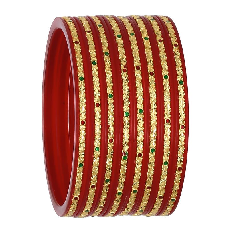 See full amazon price history chart for Barrfy Collections Micro Plating Red Colour Gold Plated Bangles Set (Pack Of 8 Bangles)-2.6 For Women Barrfy Collections Micro Plating Red Colour Gold Plated Bangles Set (Pack Of 8 Bangles)-2.6 For Women (B0CB6KWR32) Amazon Price History, Amazon Price Tracker