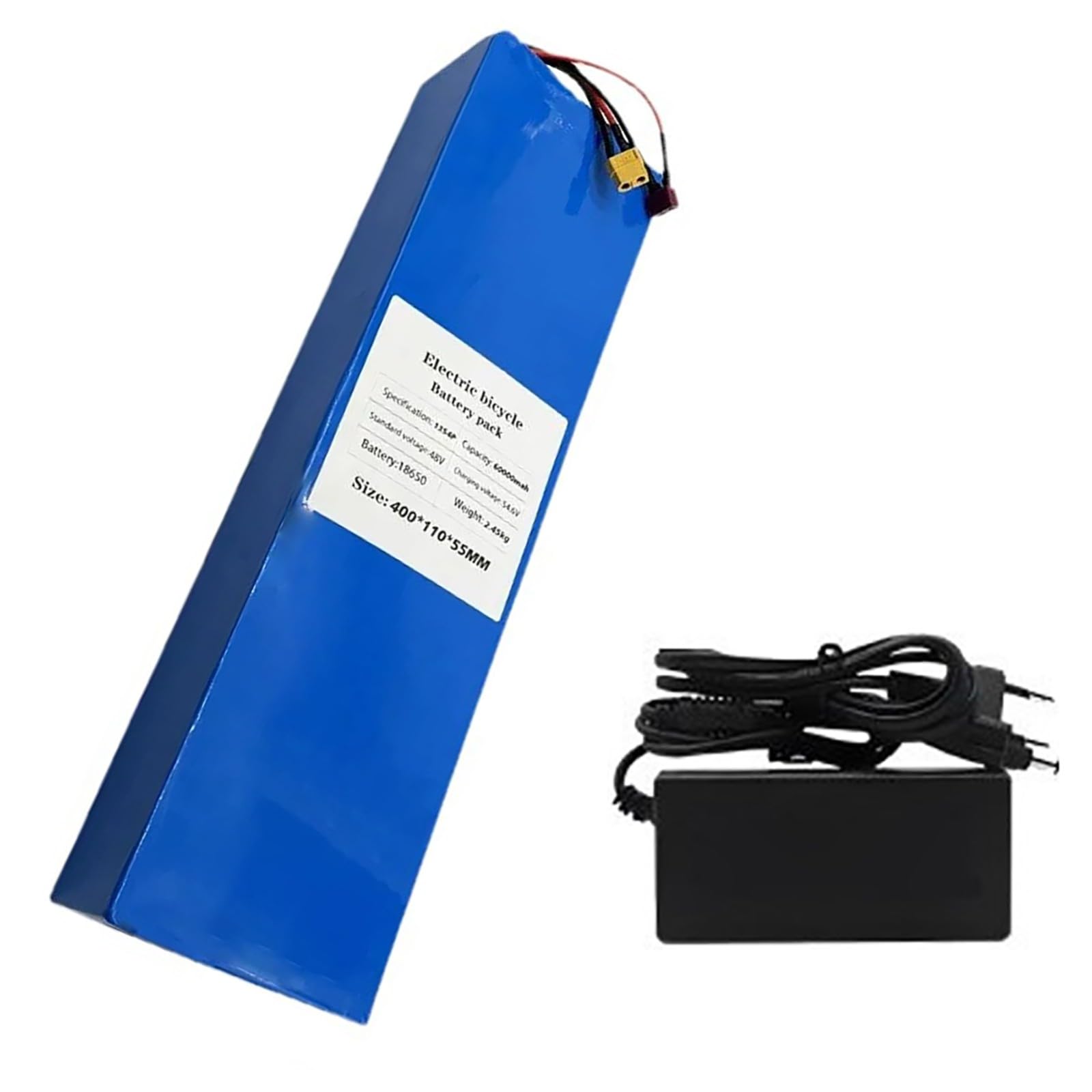 Batteria Per Bici Elettrica Da 48 V, Batteria Al Litio Per Bici Elettrica Da 48 V 20 Ah, Batteria Per Scooter, Batteria Al Litio Di Ricambio, Pacco Batteria Al Litio Ricaricabile (48V 20AH),XT60+T
