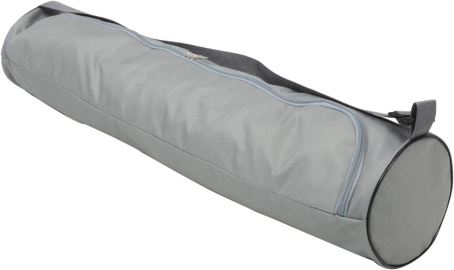 VANZACK Multi-function Fitness Yoga Carrying Bag with Large Capacity Storage Adjustable Sling Shoulder Strap Outdoor Gym Pouch for Towels and Yoga Supplies Light Grey