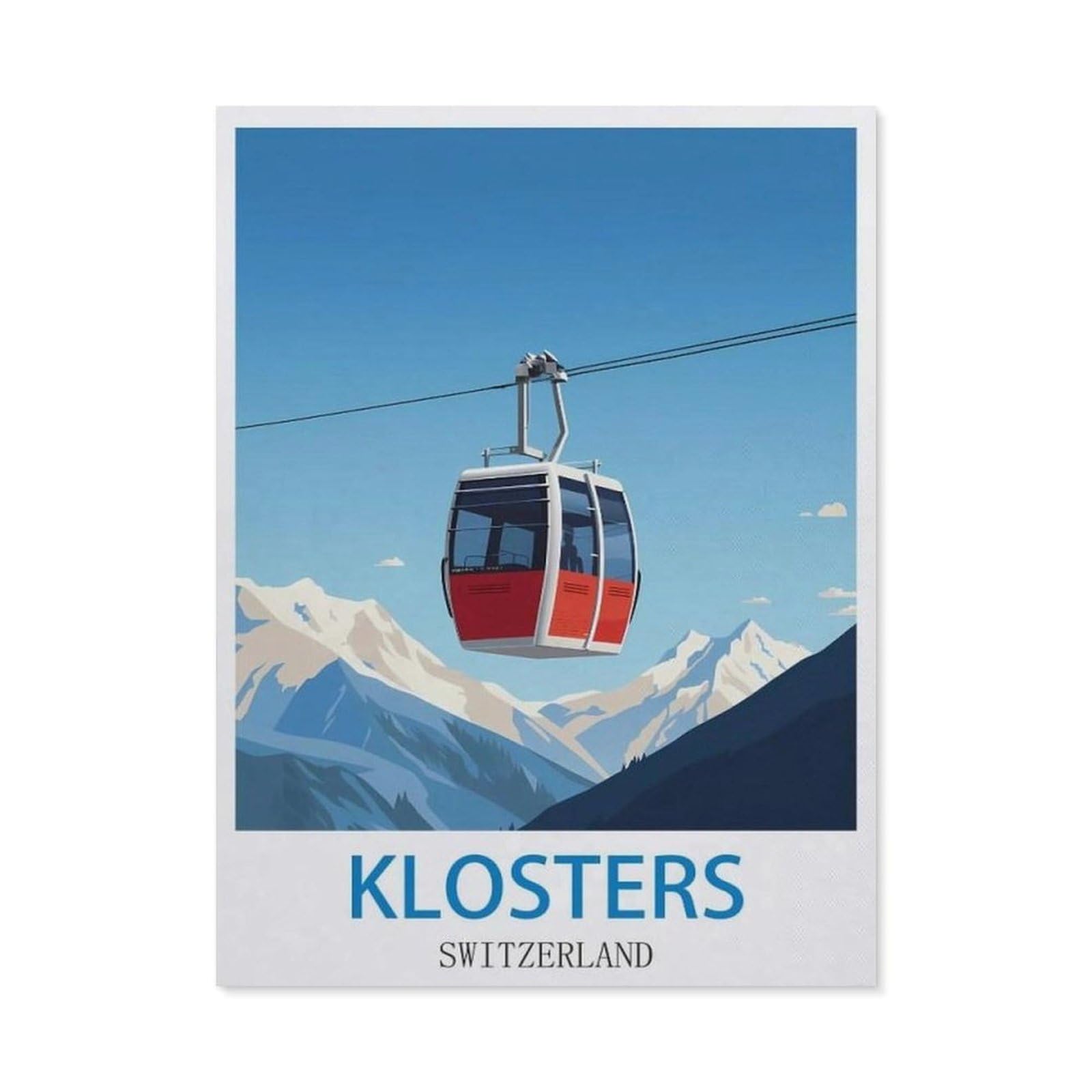 BEAYODKP 5D Diamond Painting，Klosters Switzerland（30 x 40 cm）