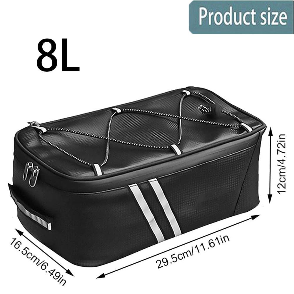 Sacchetto Antiflash Bicicletta 8L Nero