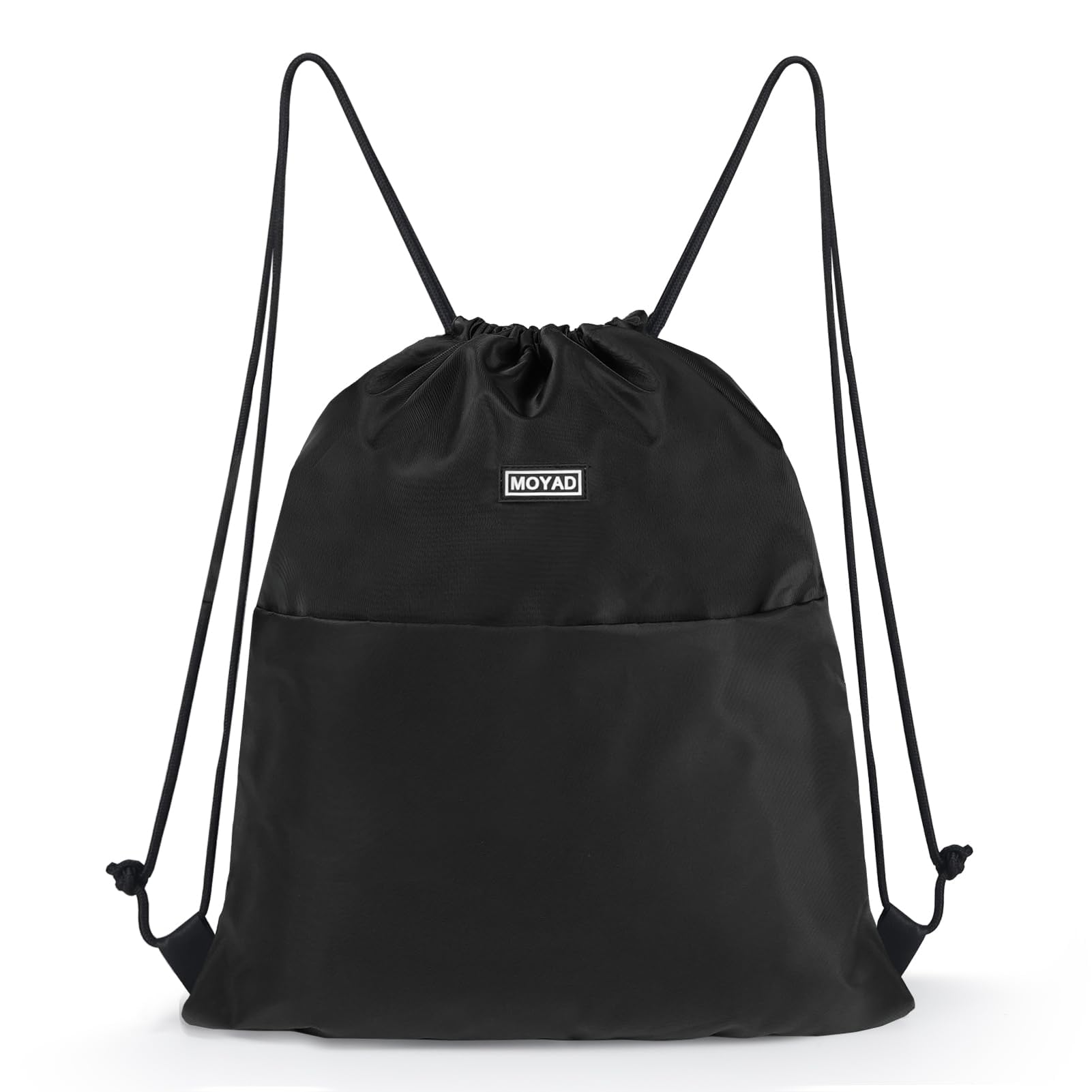Moyad Drawstring Bags for Kids & Adults 37 x 44 cm Swimming Sports Gym Bag with Zippered Pocket Draw String Backpack PE Bag for Shopping Yoga Beach Holidays Travel School