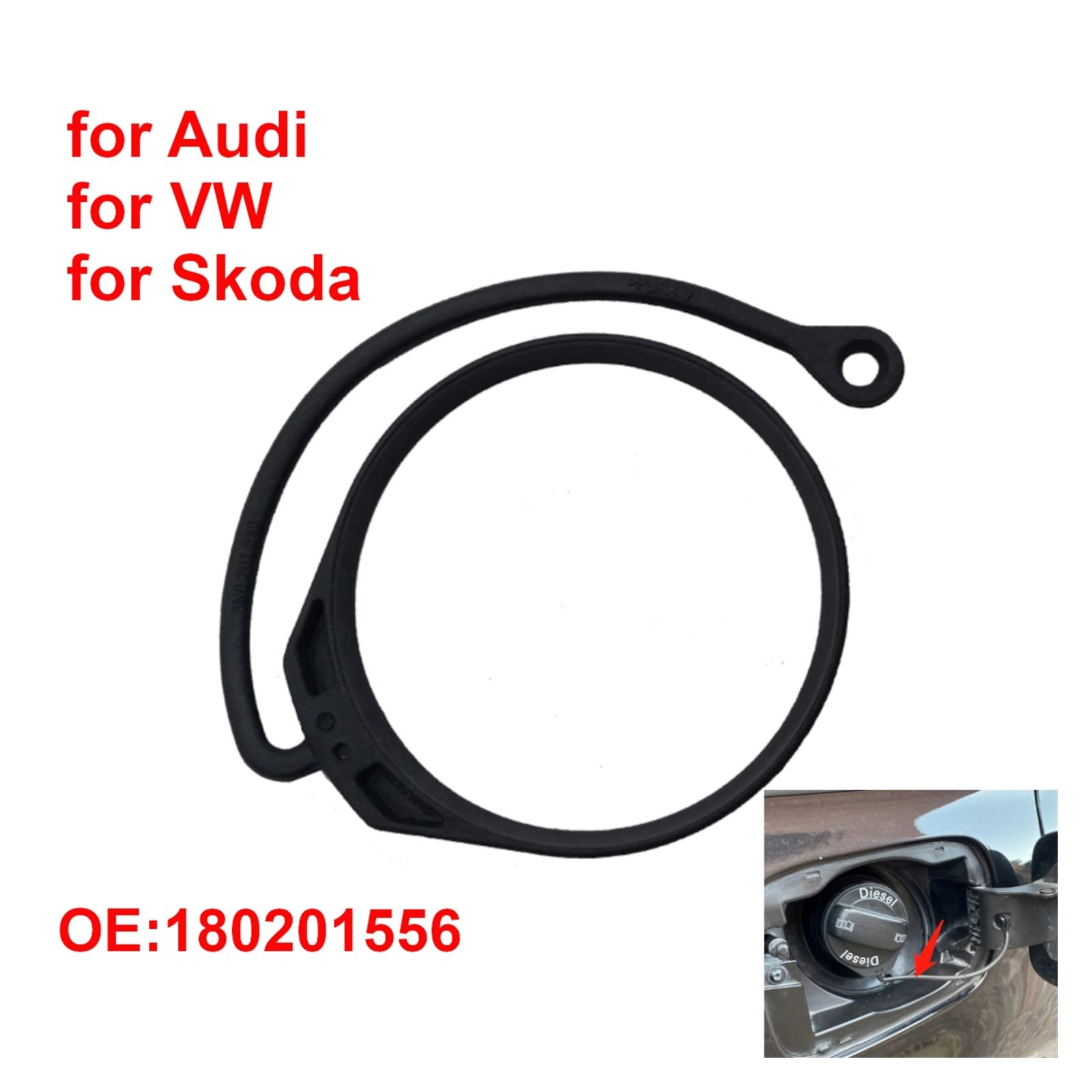 Kraftstofftankabdeckung Tankdeckelband Für A1 A3 A4 A5 A6 A7 A8 Q3  