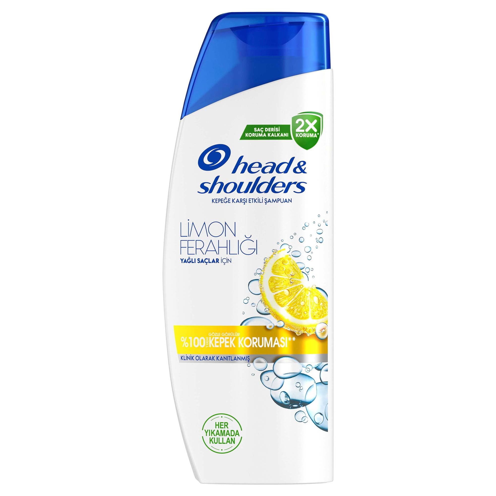 Head & Shoulders Limon Ferahlığı Kepek Karşıtı Yağlı Saçlar İçin Günlük Kullanım 330 ml Şampuan