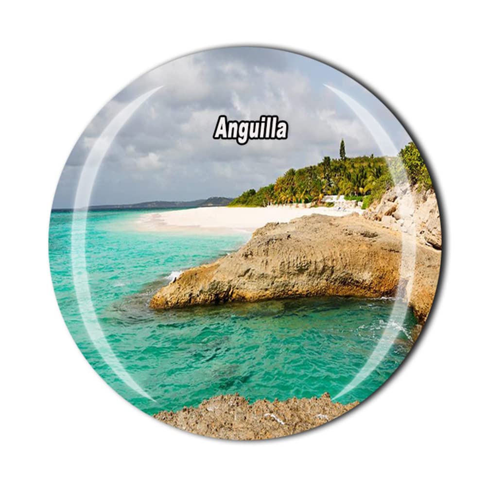 Anguilla British Overseas Territories Fridge Magnet Souvenir Gift Refrigerator Magnetic Sticker Collection