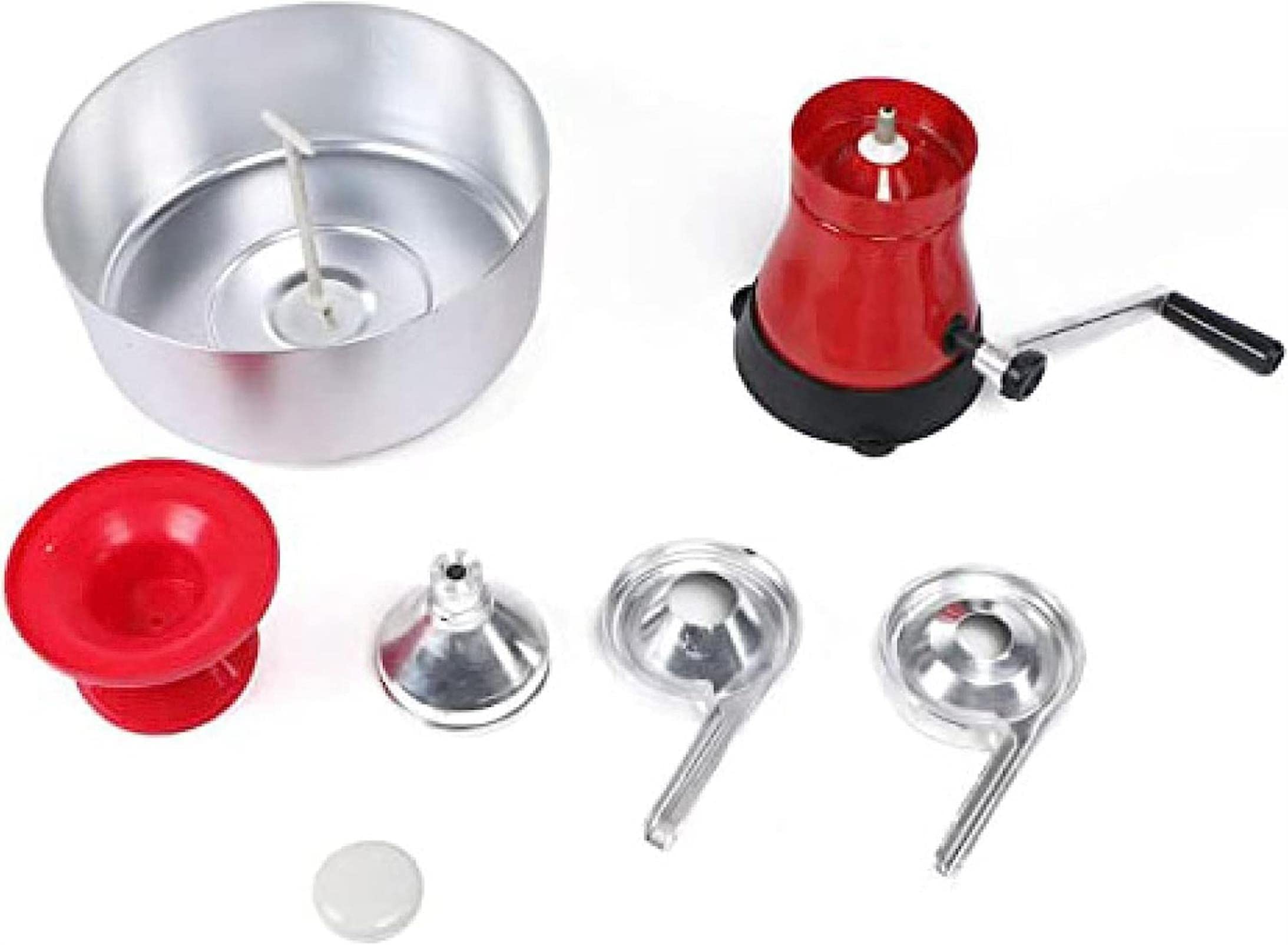 Separador manual de nata/Centrífuga de cocina/Máquina desgrasadora para convertir leche cruda o entera en nata y leche desnatada para leche de oveja, leche de cabra u otros productos lácteos