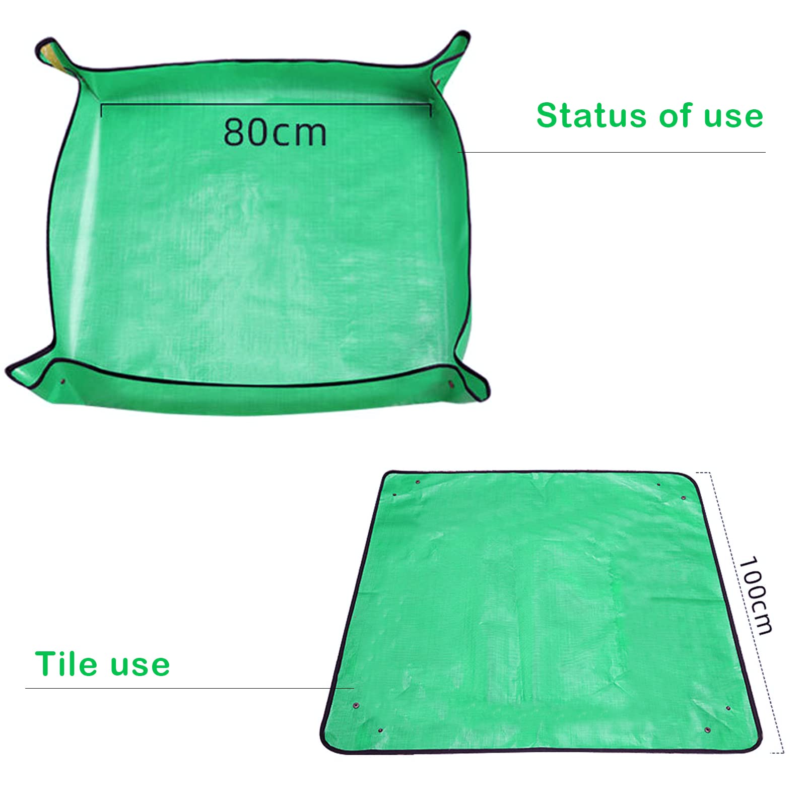 Tapis De Rempotage Azureblue Pour Plantes D'intérieur, Mélange De Terreau Imperméable, Plateau De Rempotage Pour Plantes Grasses, Cactus Et Orchidées (68,1 X 68,1 Cm Terreau Orchidée