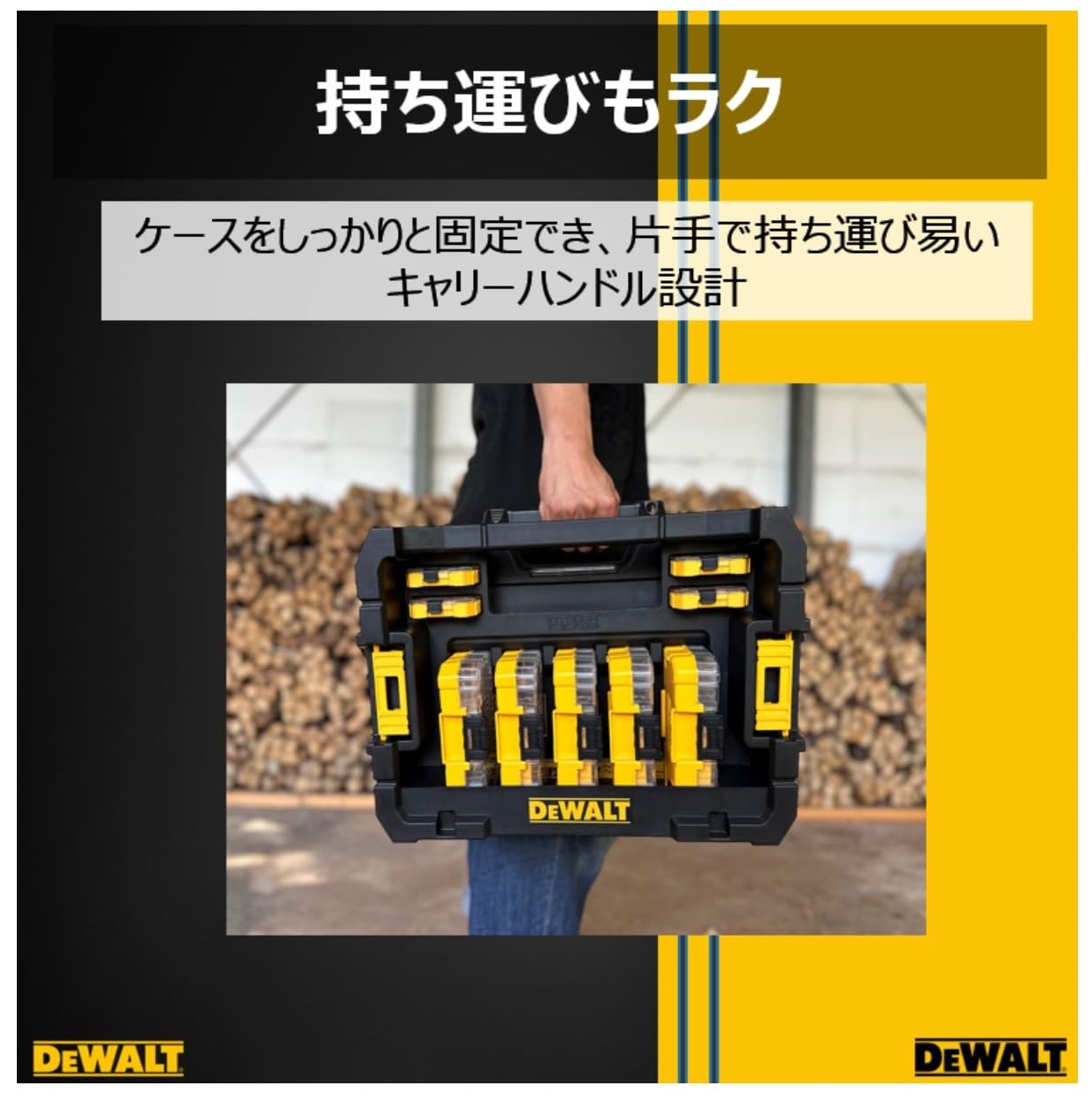 Amazon | デウォルト(DEWALT) TSTAK 互換 連結可能 パーツストッカー S
