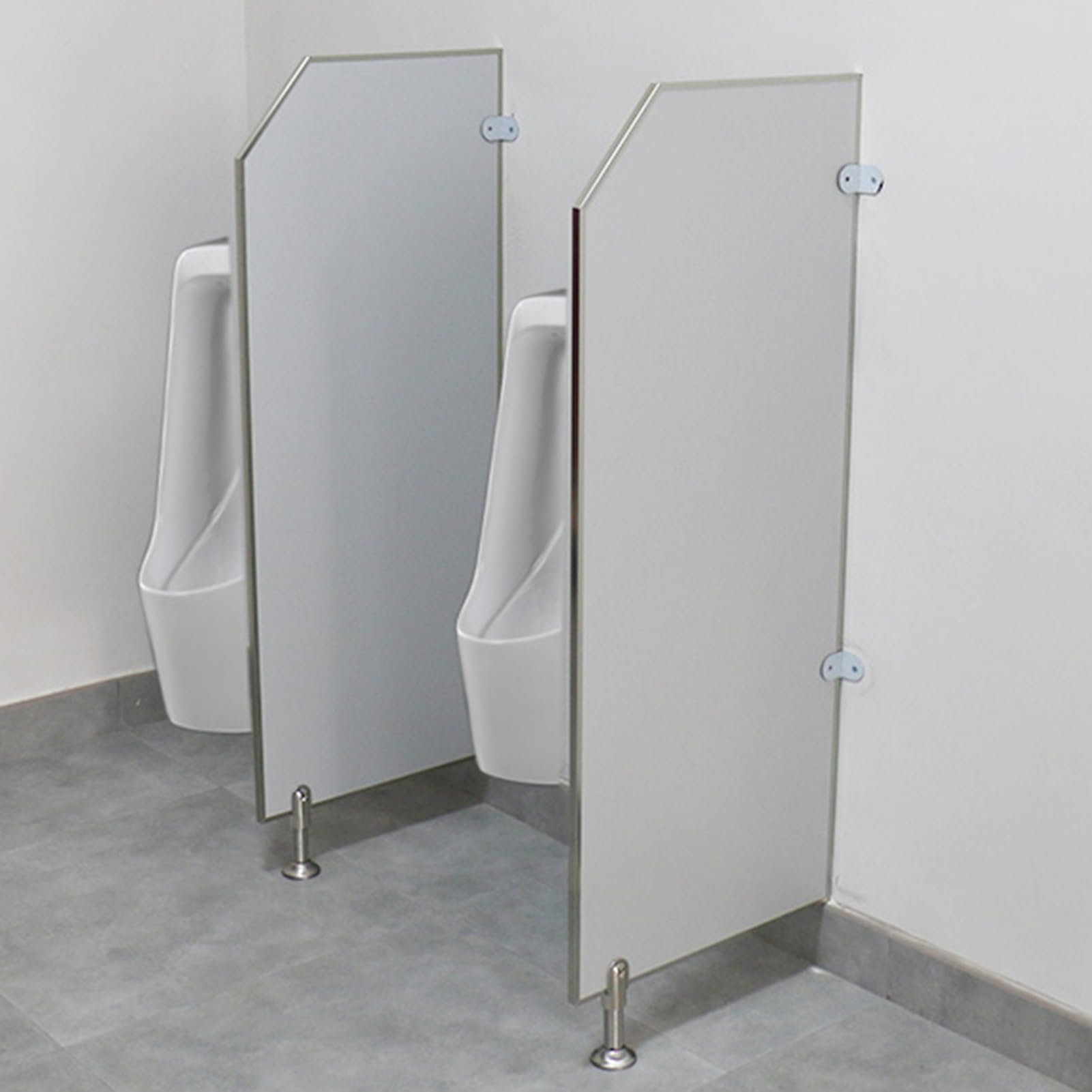 Cloison de protection pour urinoir au sol pour toilettes hommes et centres commerciaux