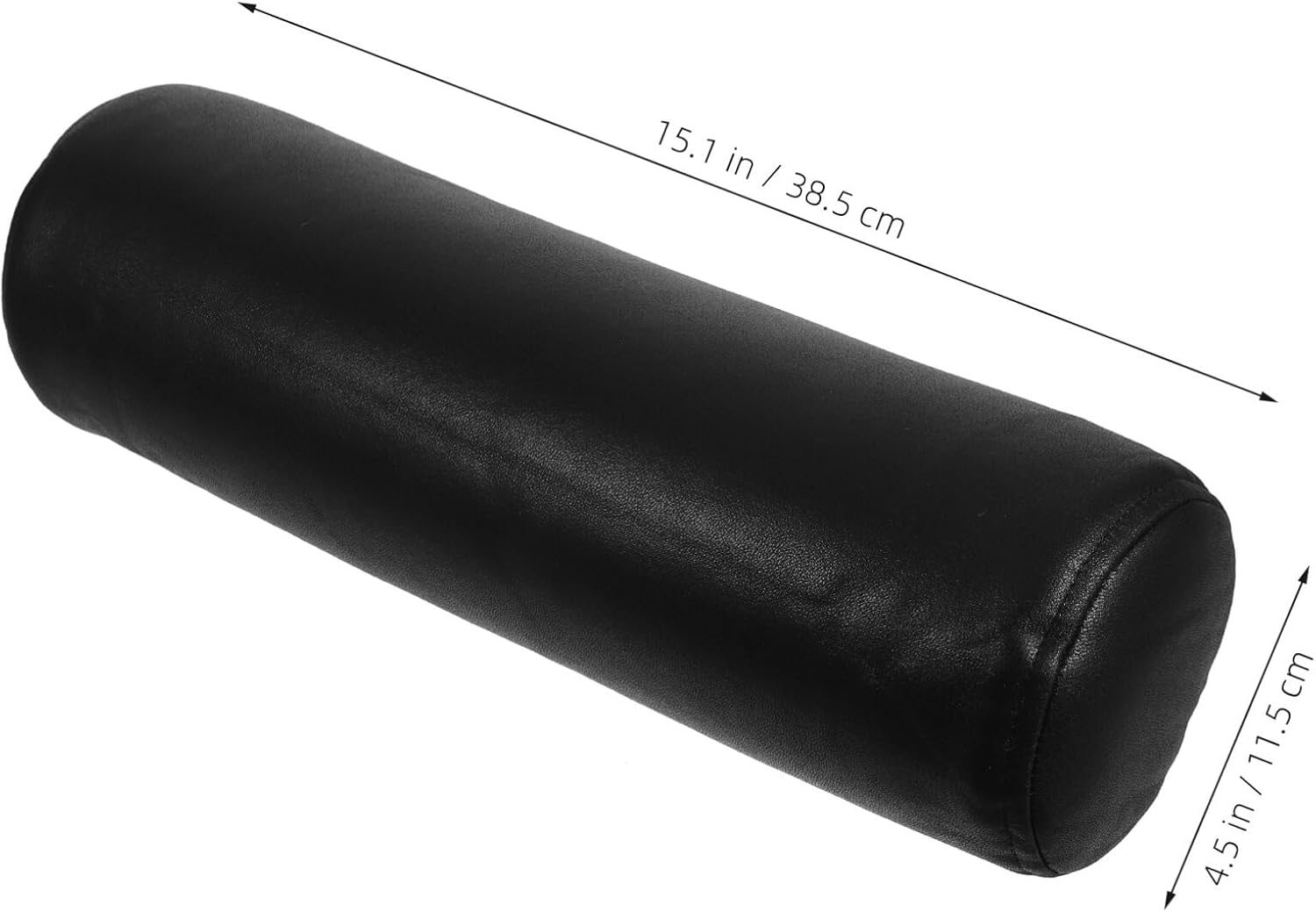 Lumbar Roll Support Pillow Memory Foam Back Cushion Car Seat Back Support Cushion for Office Chair Car Gaming Chair Black