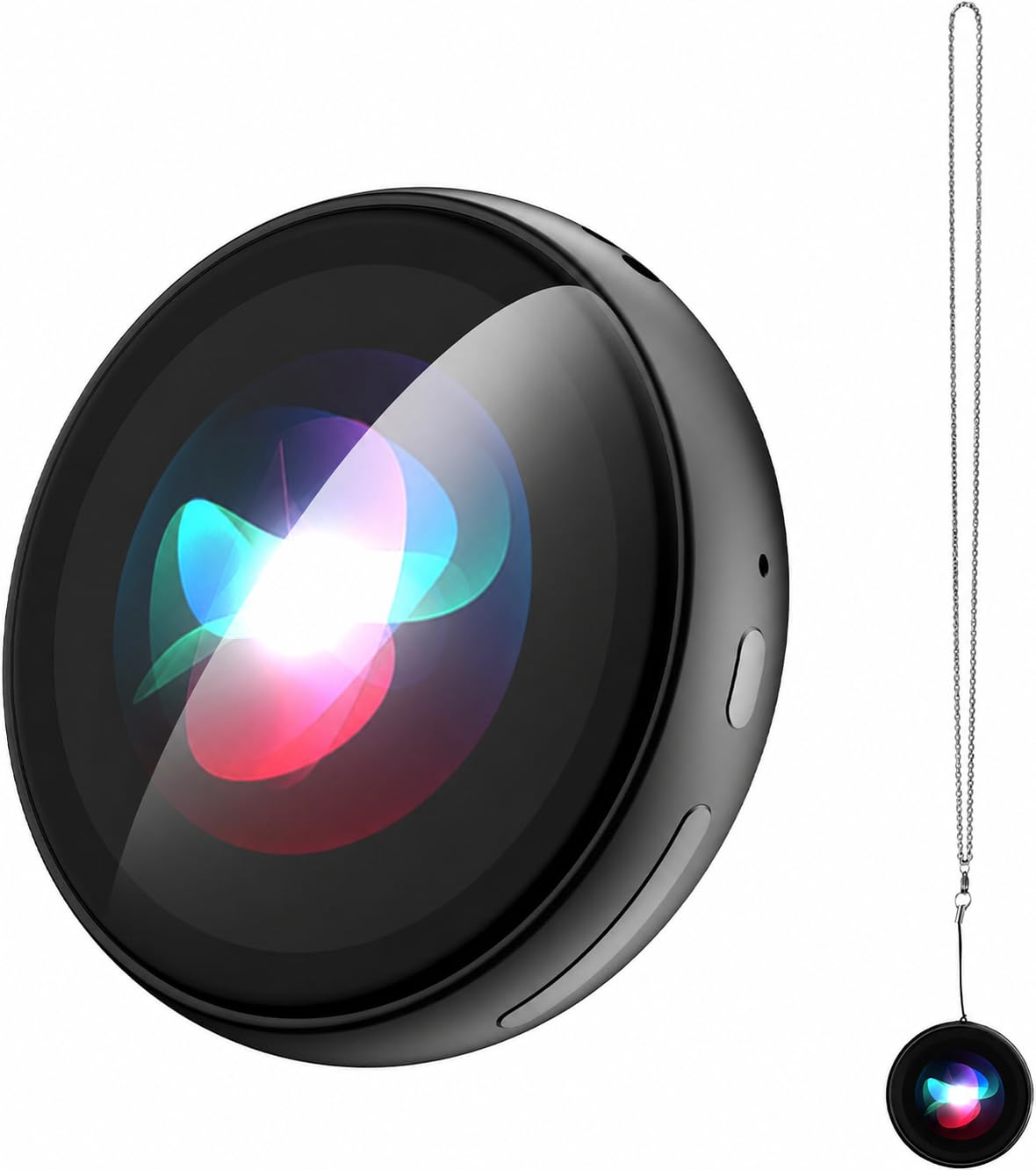 Badge Digitale Intelligente AI – Spilla Elettronica Ricaricabile con Display HD Touchscreen, Ornamento Creativo per Scrivania, Ufficio, Cosplay e Fan di Anime
