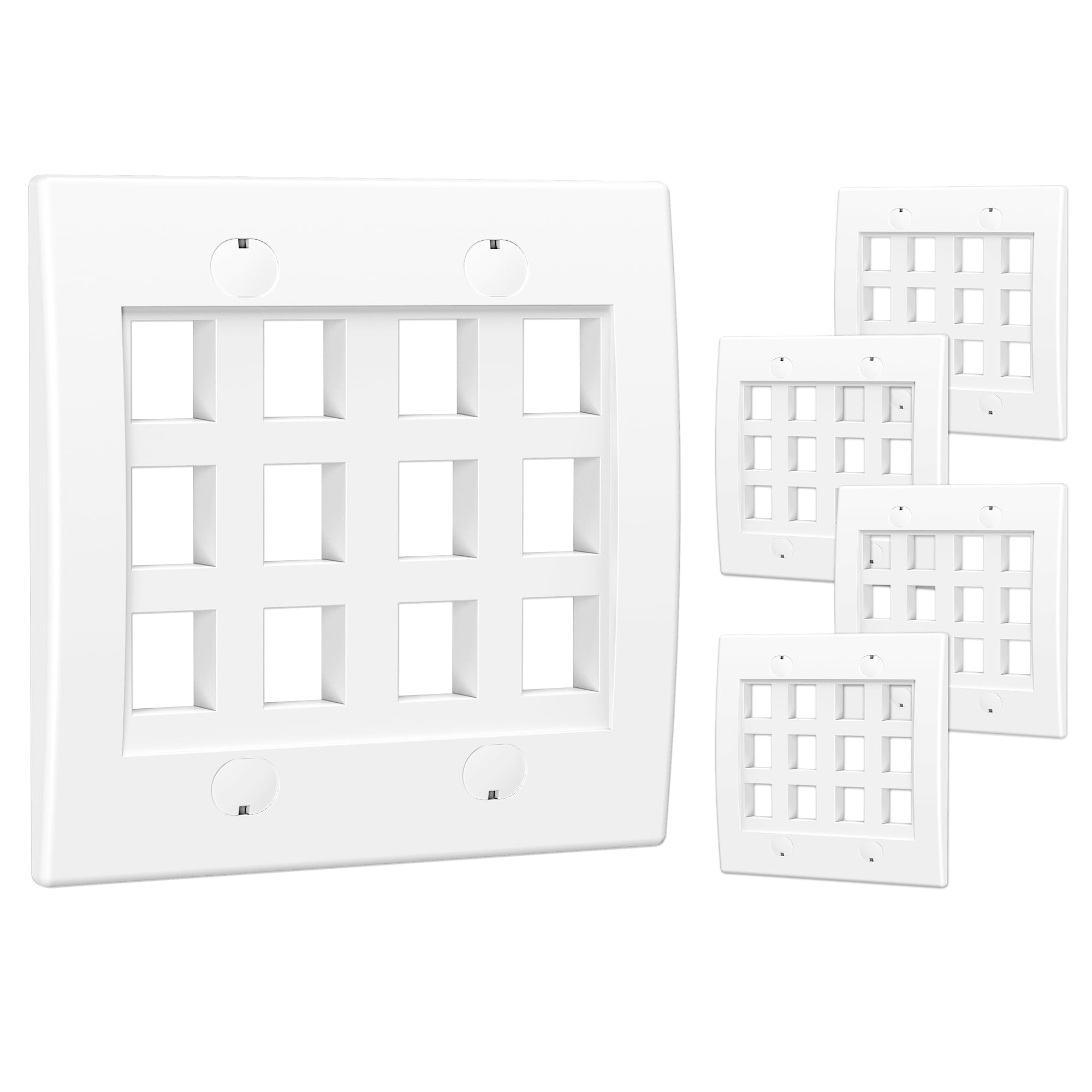 Cable Matters 180096x5 insertos keystone jack cat6a rj45 para rack y panel 7