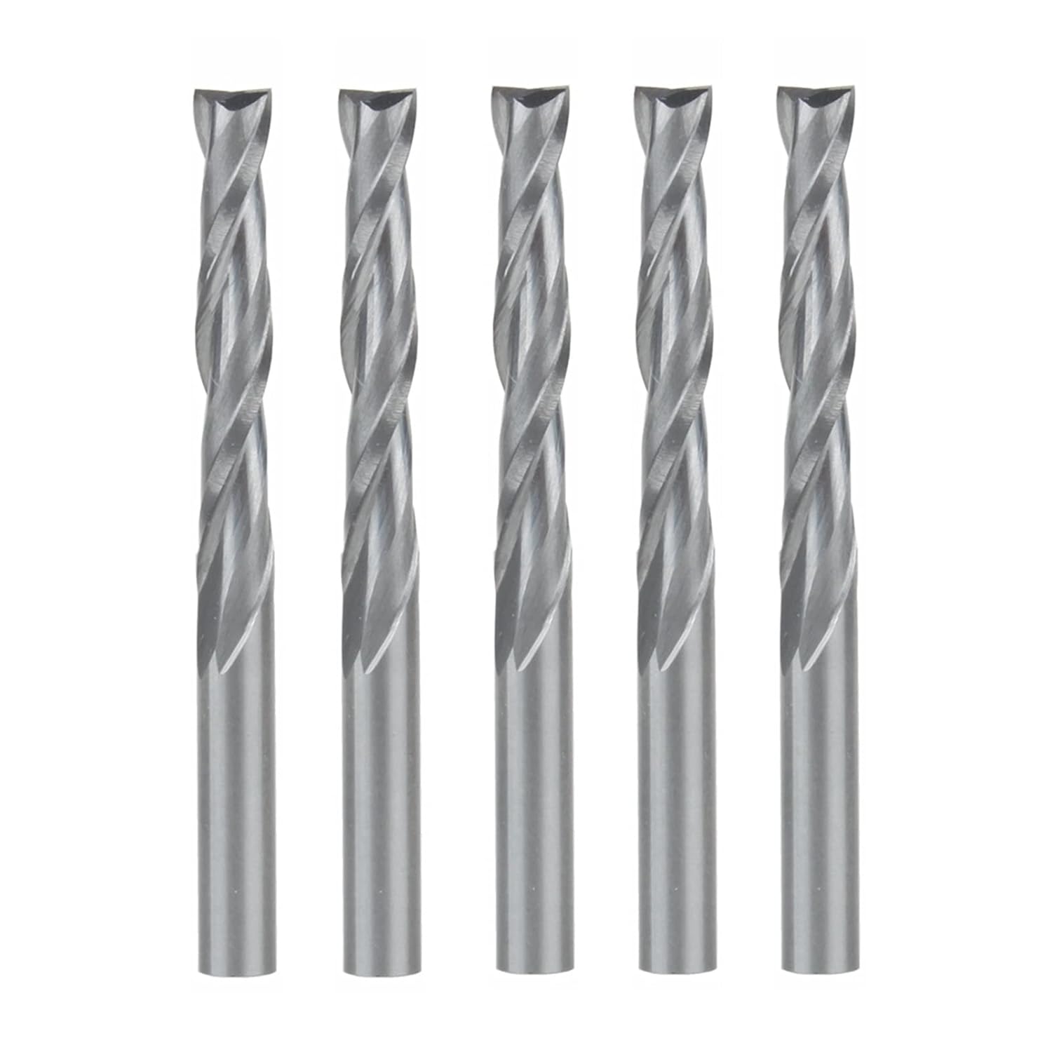 5pcs/lot Spiral Carbide Router Bits 4X22mm Two Flutes Solid Micro End Mill Milling Cutters CNC Wood Engraving Tools