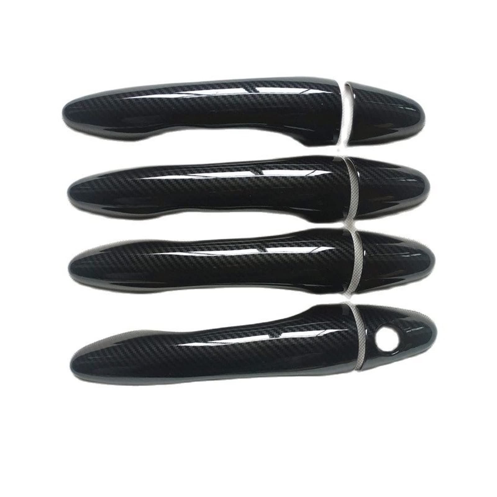 Qwqthgs One Color Car Exterior Door Handle Cap For Kia Sportage Sl Si 1.6 3 Mk3 Iii 2011-2014 Accessories Door Handle Cover Trim Plastic Imitation Carbon Fiber