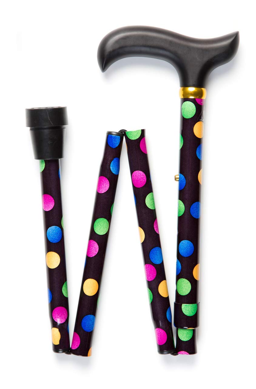 Smartie Folding 4 Section Adjustable Walking Stick