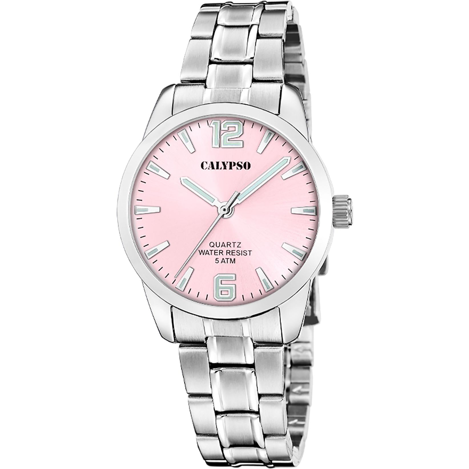 Calypso Orologio Donna Analogico in Acciaio Inossidabile 316l Argentato