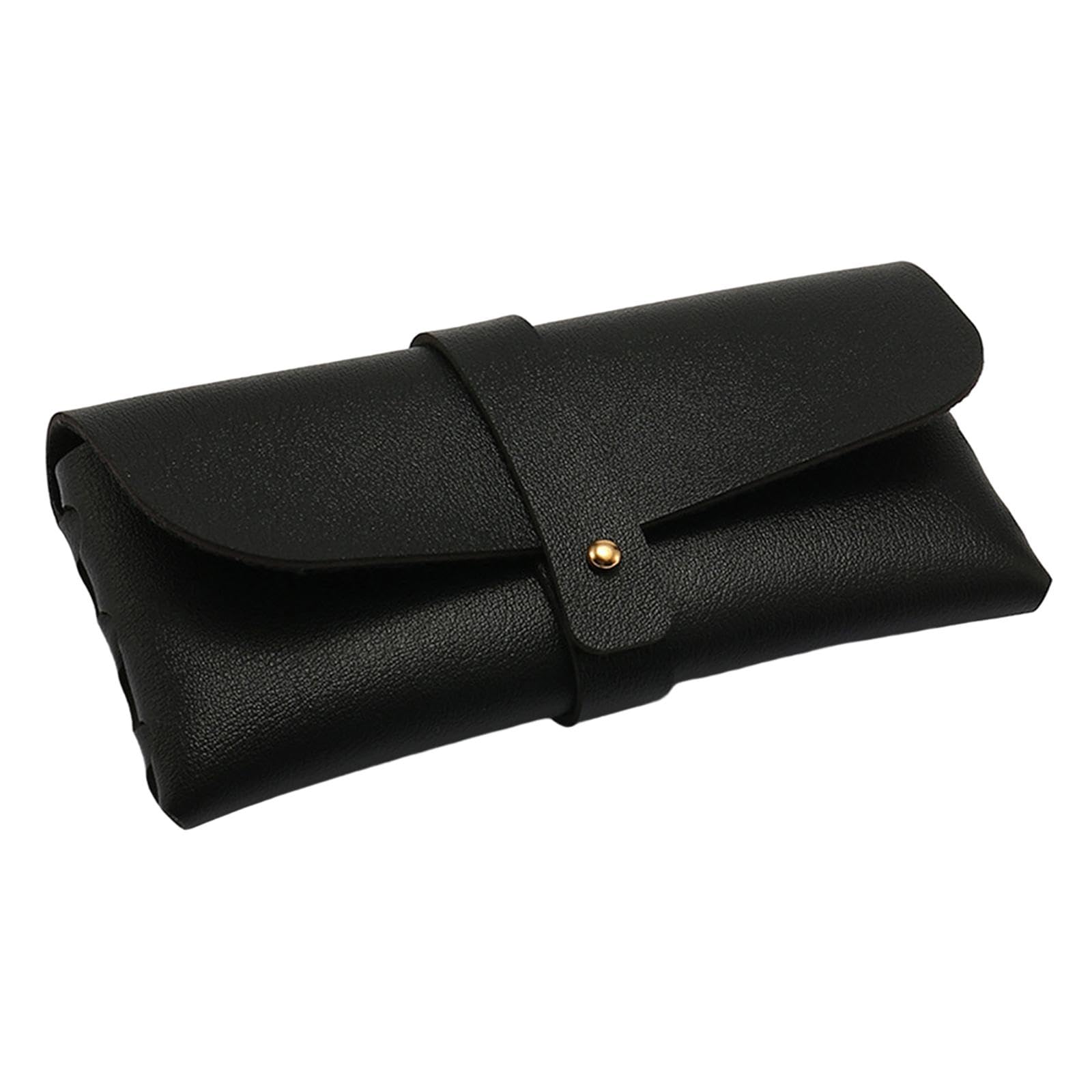 Black PU Leather Glasses Case Portable Large Storage Bag Soft Eyeglass Poucheyeglass Cases Vision Care Health-image-17