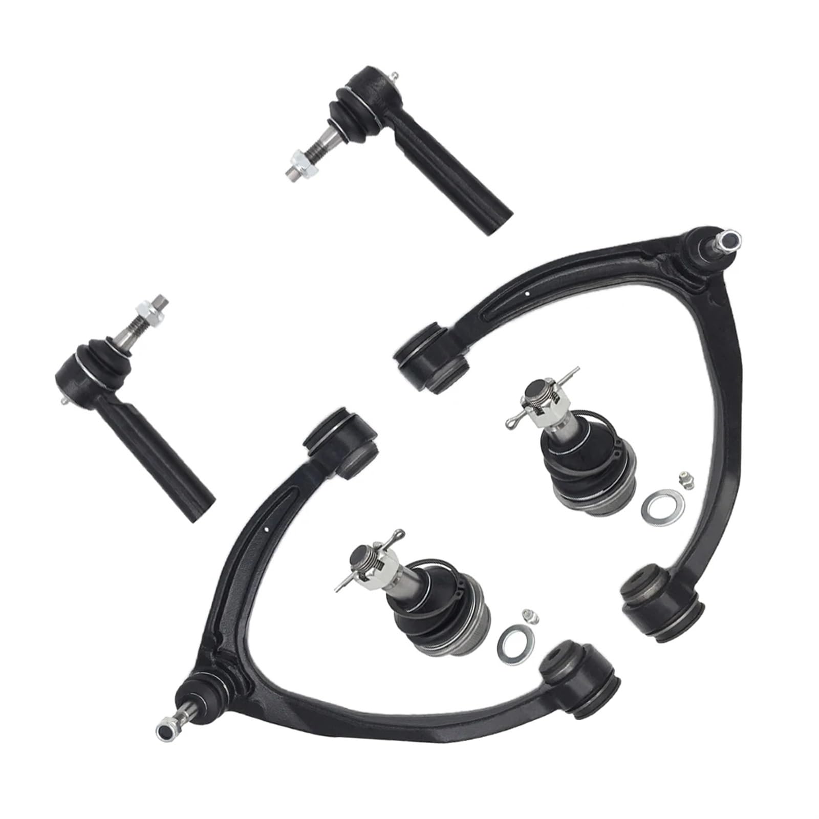 6 piezas de barra de acoplamiento del brazo de control superior delantero compatible con CADILLAC ESCALADE, compatible con GMC YUKON, compatible con AVALANCHE SIERRA 1500 2007-2014