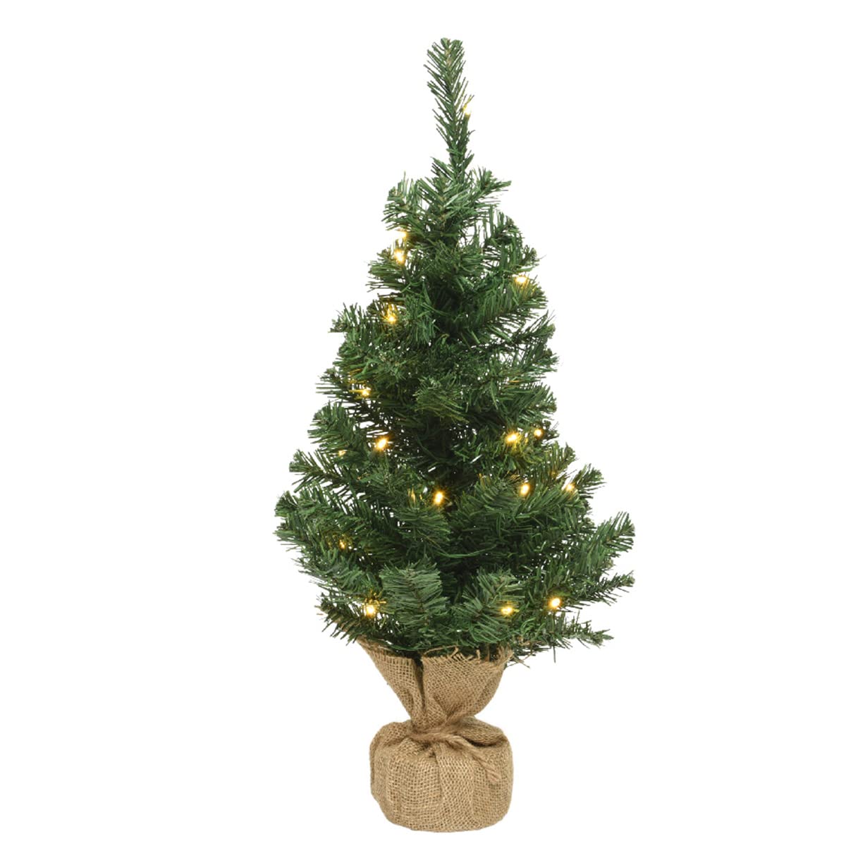 KaemingkEverlands Imperial Mini Christmas Tree Prelit 45cm