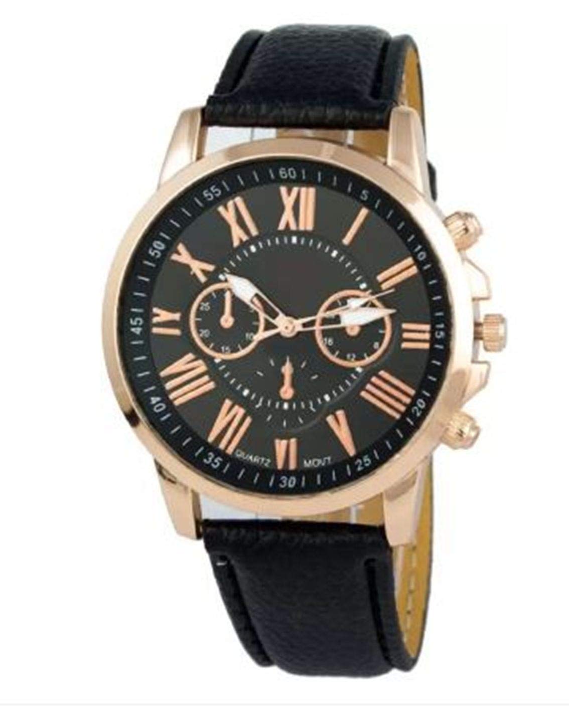 ITHANO Geneva Platinum Analogue Black Dial Womens Watch - ITGELCRBK02 (B08KGMZHVN) Amazon Price History, Amazon Price Tracker