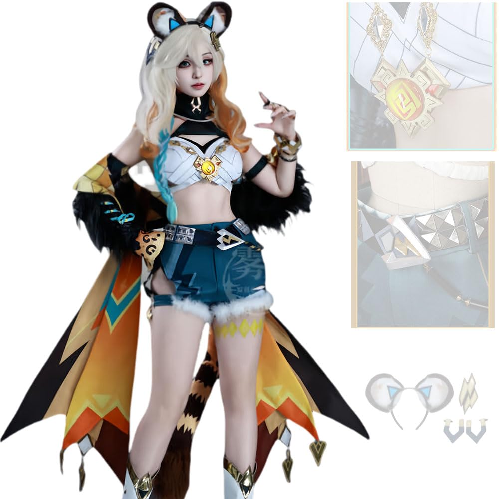 Amazon.co.jp: 原神 シロネン コスプレ衣装 ウィッグ付き コスチューム 