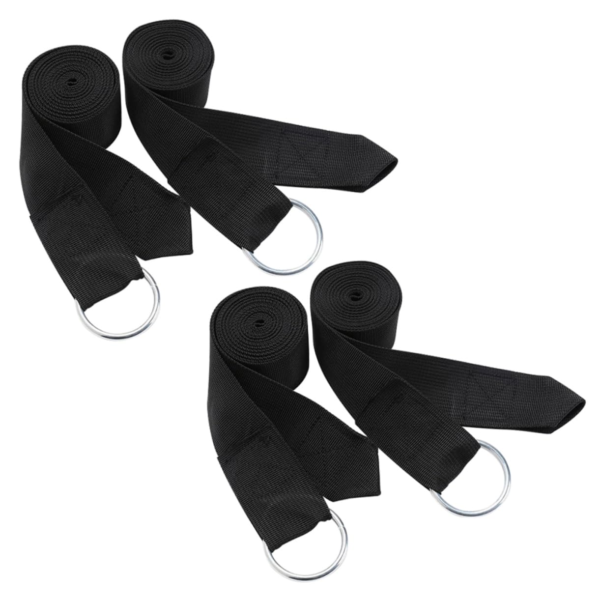 Abaodam Professional Swing Hanging Kit Nylon Hammock Tree Straps Swing Ropes for Trees