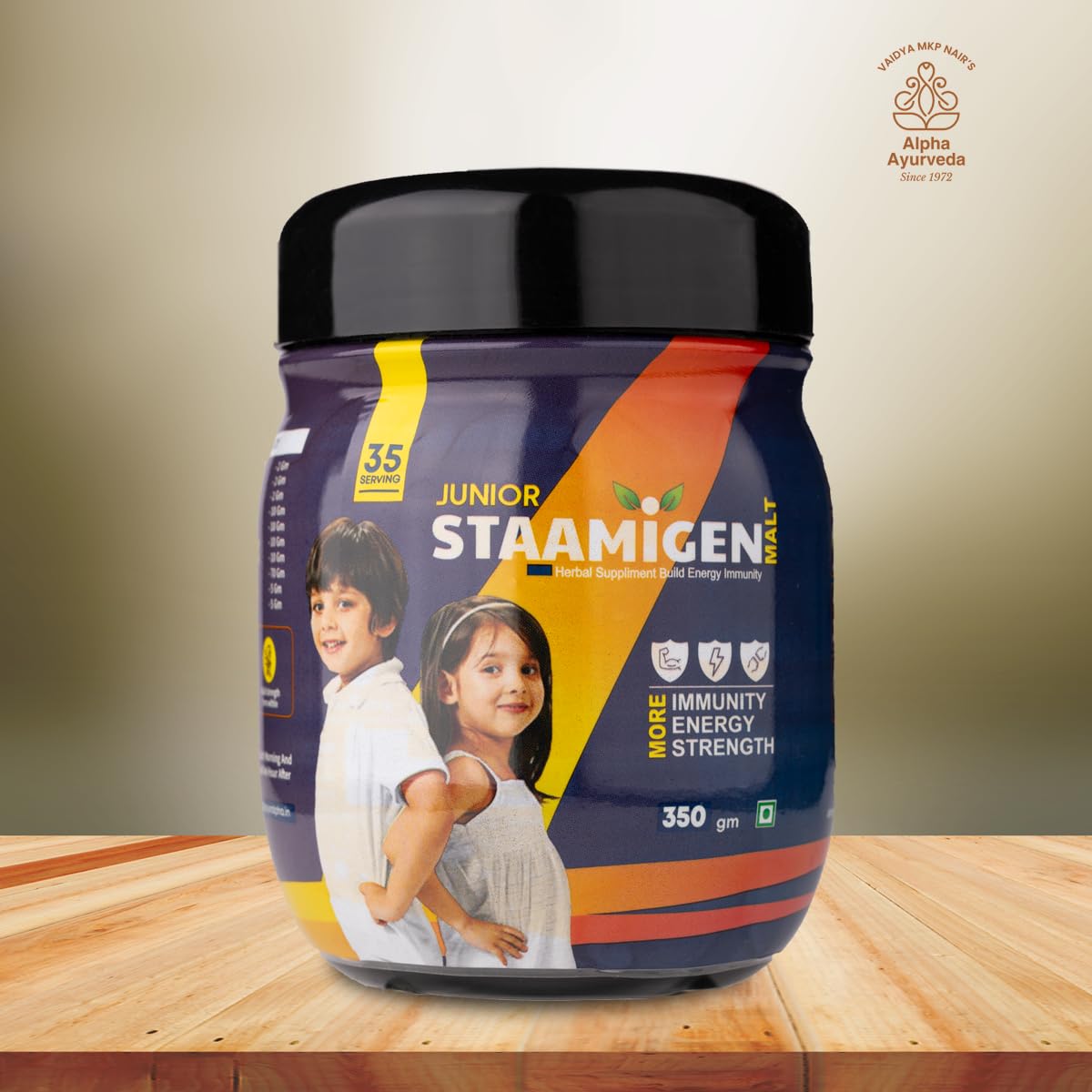Alpha Ayurveda Junior Staamigen Malt for Kids | Ayurvedic product for Kids | Builds Energy, Immunity, Strength | Everyday Herbal Supplement for Kids for Healthy Days | 350 gms (B0CJFVZ1PB) Amazon Price History, Amazon Price Tracker
