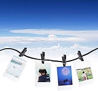 Vista 33 de BronaGrand 100pcs Mini Clear Plastic Utility Paper Clip, Clothespins Clip, Clothes Line Clips,Photo Clips