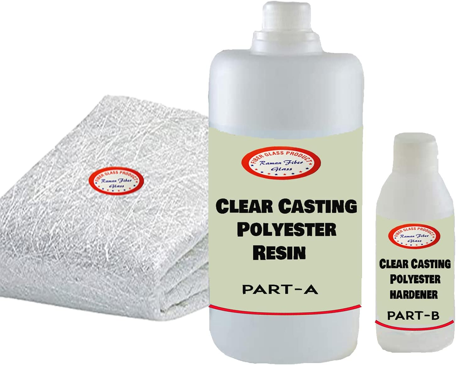 Fiber Glass Repair Kit | Fiber Sheet | Polyester Resin | All Kit | 500gm