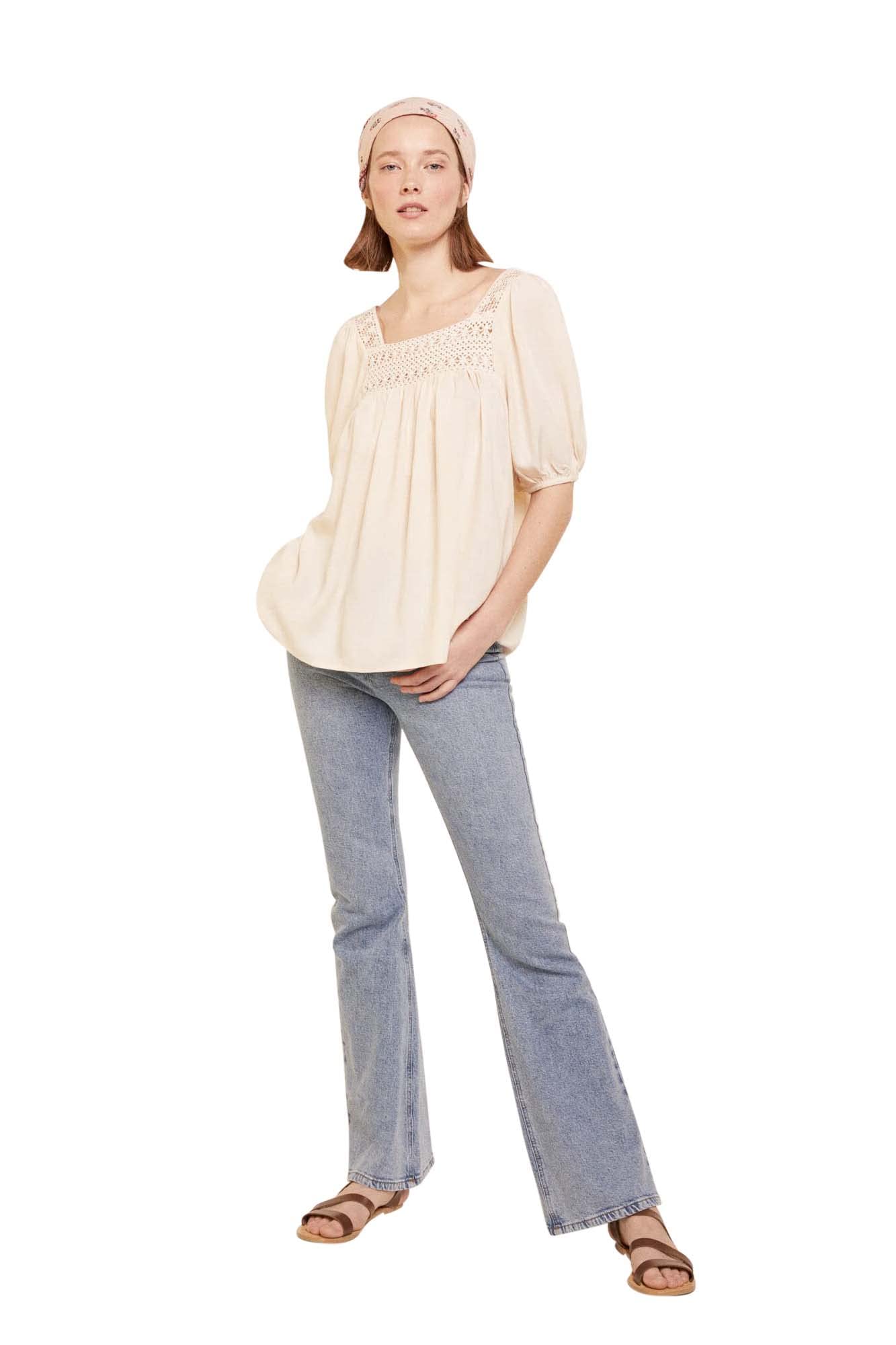 SpringfieldWomen's Blusa Rústica Formal Shirt