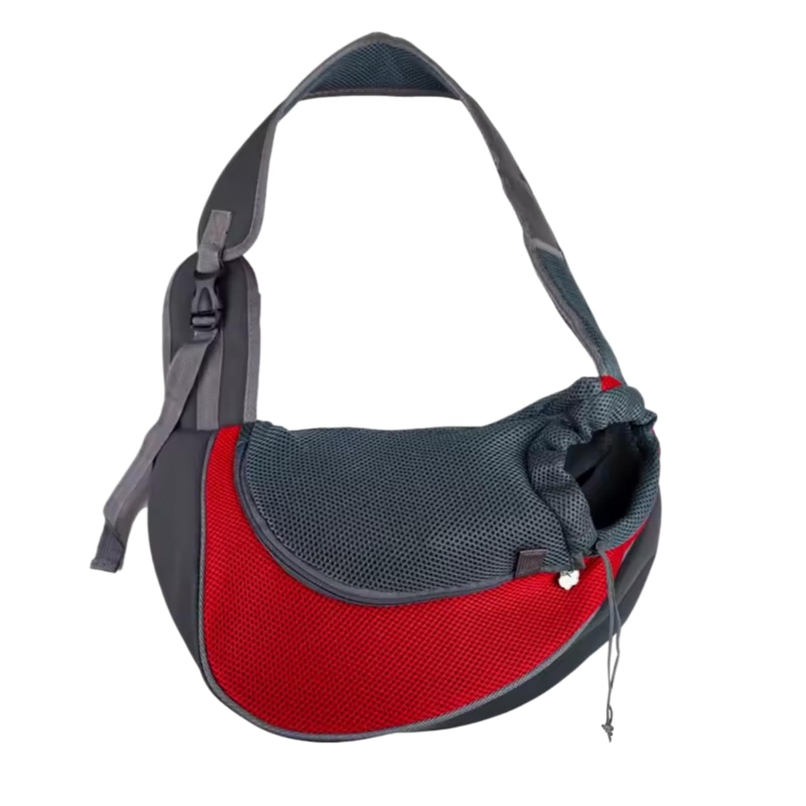 Veslyn Pet Travel Bag Portable Breathable Carrier Backpack Sling For Dogs & Cats, Lightweight Crossbody Wear-resistant Outdoor 1pcs-red-s