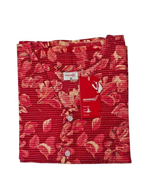 Image of MENMAII Women's [L-4XL] Full Open /Front Buttoned [a Kind of Adaptive Clothing] Multipurpose Nighty for Maternity /Pregnancy /Elderly /Patient /Feeding /Hospital Purpose Nighty
