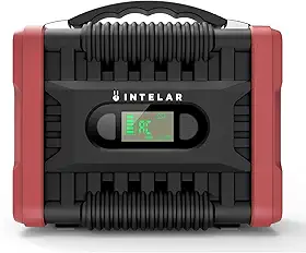 Gerador de Energia Solar Portatil, Bateria 200Wh, 220V, Pico de 320W,Estação de Energia para Camping, Falta de Energia