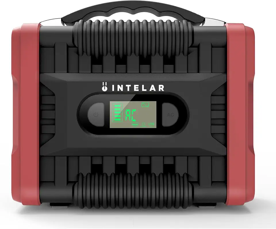 Gerador de Energia Solar Portatil, Bateria 200Wh, 220V, Pico de 320W,Estação de Energia para Camping, Falta de Energia