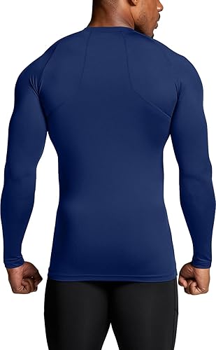 Miniatura 9 de ATHLIO - Paquete de 1 o 3 camisetas de compresión de manga larga con FPU 50+ para hombre, camiseta de protección para deportes acuáticos